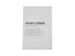 Tuinposter - staycation