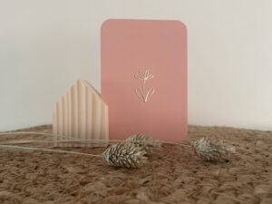 Mini kaart - flowers