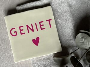 Tegeltje - geniet