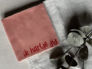 Tegeltje - ik hartje jij