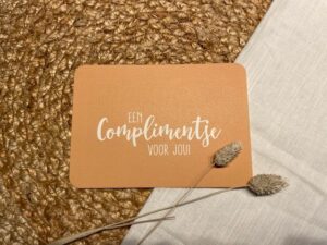 Kaart - Een complimentje voor jou!