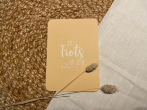 Kaart - Zo trots op jou!