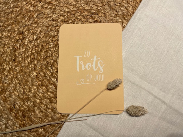 Kaart - Zo trots op jou!