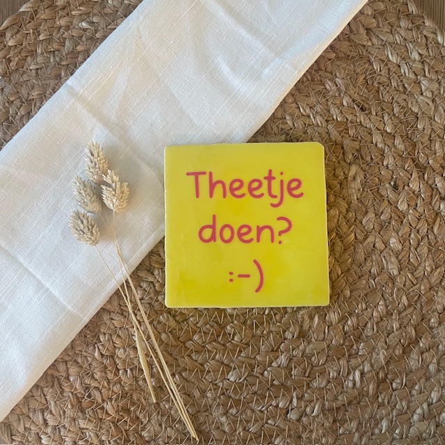 Tegeltje - theetje doen?