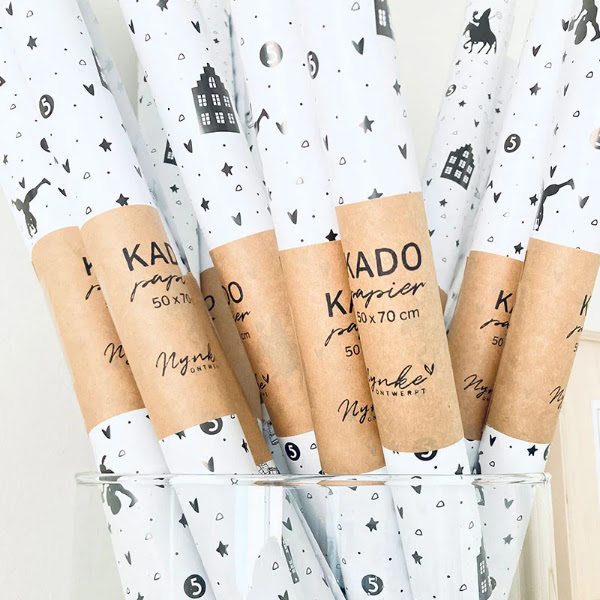 Kadopapier - Sintmix 50x70 (3 vellen) - Afbeelding 2