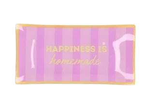 Plate Rectangle - Happiness is homemade