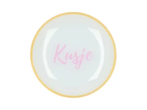 Plate Round - Kusjes
