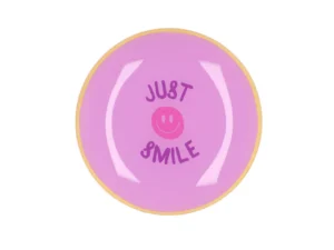 Plate Round - Just Smile