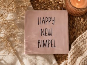 Tegeltje - Happy new rimpel
